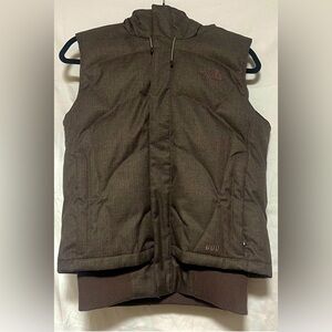 ✨NEW✨ The North Face 600 Down Quilted Puffer Vest Furallure Tweed Winter Outdoor